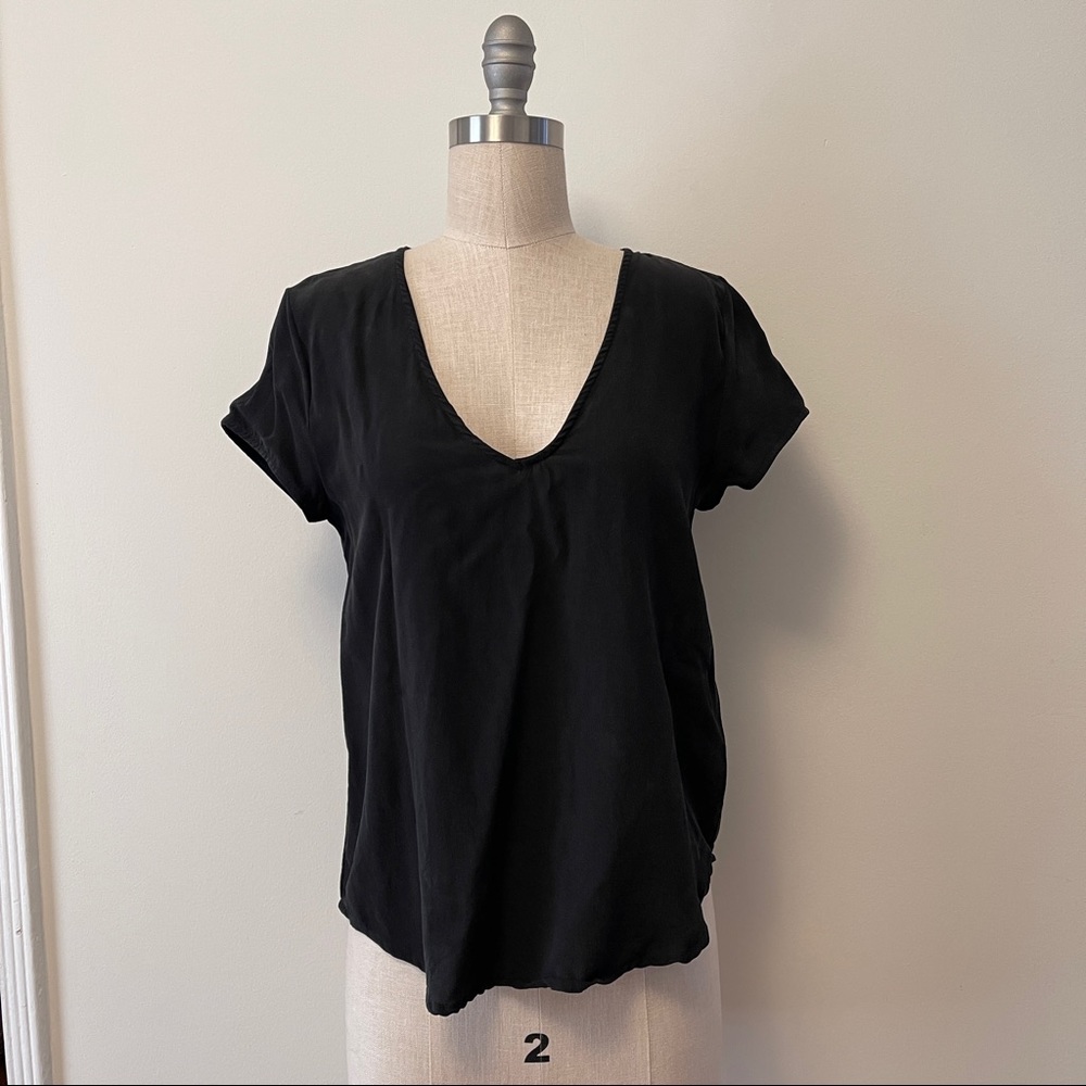 Anine Bing Silk Tee XS